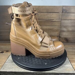 Converse Chuck Taylor All Star GR 82 Womens Size 9.5 XX Hi Boots Brown Chunky